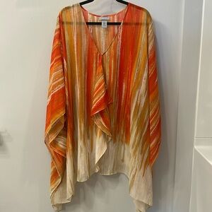 Catherine’s Sheer Caftan Tunic Top